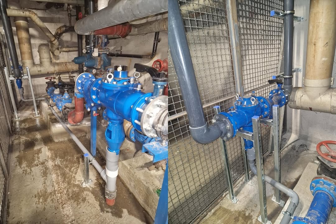 On remplace deux disconnecteurs DN 100 et la tuyauterie PVC pression 🚰🔧. Gr...